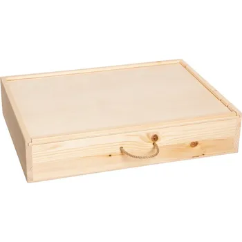 Stojan na víno Dřevěná bedna Orion na 6 lahví vína