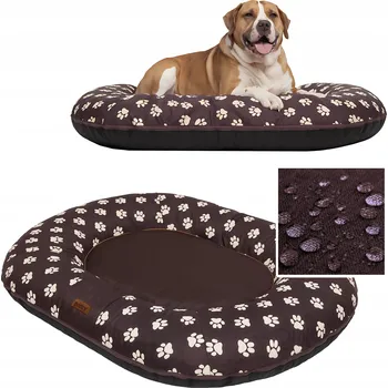 Pelíšek pro psa PillowPrim ponton pro psa hnědý 119 cm x 99 cm