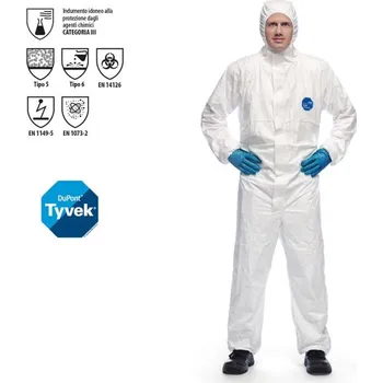 Plynová maska Ochranný oblek pro lakování, barva bílá, s kapucí, antistatický velikost: XL