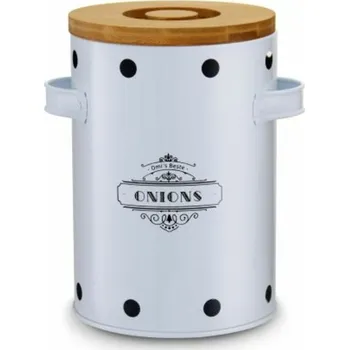 Dóza na potraviny Casa de Engel Home Kovová dóza na cibuli (EN), 0/12 Fialová UNI (2865472)