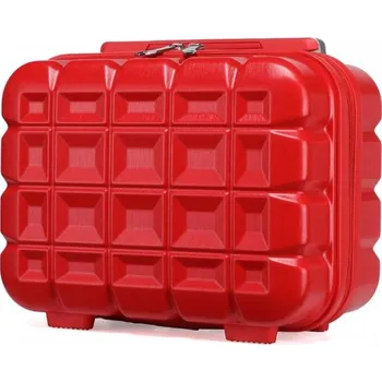 Kono K2292L Kosmetický kufřík 29cm Červená ABS