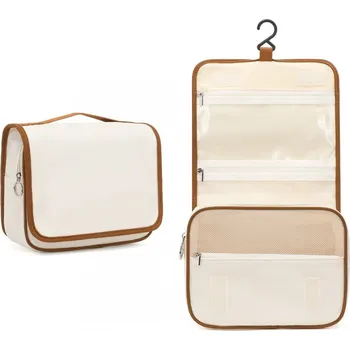 KONO 2342 Kosmetická taška Béžová na pověšení 3,5L