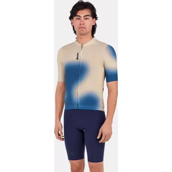 cyklistický dres Santini Dres Santini Spot, modrá velikost XL