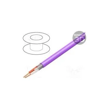 elektrický kabel HELUKABEL 802182 Vodič CAN bus 1x2x0,34mm2 lanko Cu PUR fialová 250V není