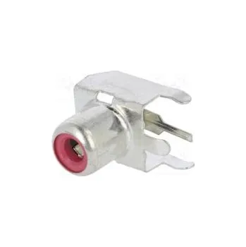 vypínač a zásuvka Zásuvka RCA zásuvka úhlové 90° THT pocínovaný Kontakty mosaz