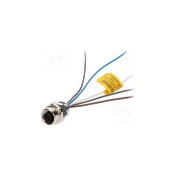 Elektrická zásuvka Zásuvka M12 PIN 5 zásuvka kód A-DeviceNet / CANopen vodiče