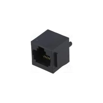 Elektrická zásuvka Zásuvka RJ45 PIN 8 se zajištěním panel stop zlacený UL94V-0