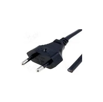Napájecí kabel Kabel CEE 7/16 (C) vidlice,vodiče PVC 2,5m černá 2x0,75mm2
