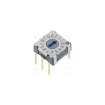 vypínač Kódový přepínač HEX/BCD pol 16 THT Rkont max 80mΩ M