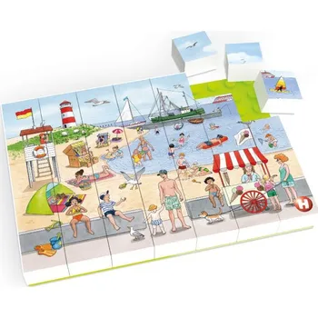 Puzzle HUBELINO Puzzle Dovolená na pláži