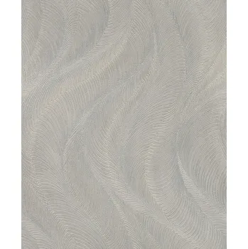 Tapeta Vliesová tapeta šedá, stříbrná - vlnky 659634 / Tapety na zeď Incanto (0,53 x 10,05 m) Rasch