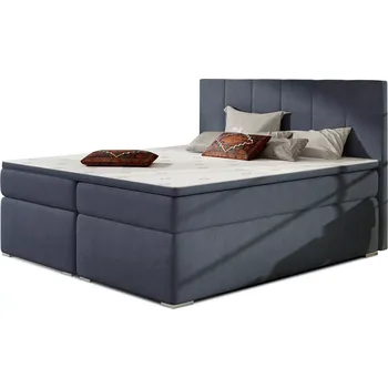 Postel Dvoulůžková postel BOLERO 140x200 Soro 76 modrá
