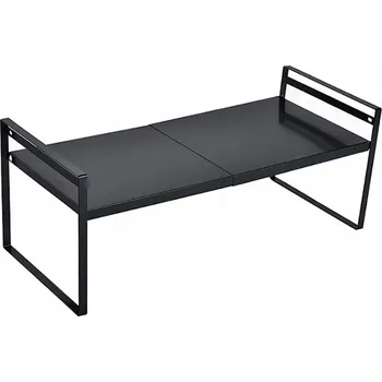 police KUCHYŇSKÁ kovová police na koření a sklenice, styl LOFT