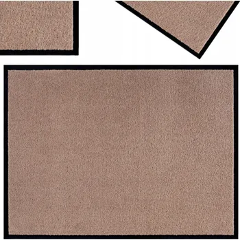 Rohožka před dveře venkovní vnitřní na boty Dekor 90 x 150 cm hnědá