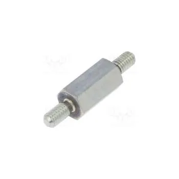 Spojovací materiál Distanční sloupek se závitem 15mm Vněj.závit M4 šestihranný