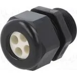HUMMEL 1.597.3400.71 Vývodka s více otvory NPT3/4" IP65 Mat polyamid černá 6mm
