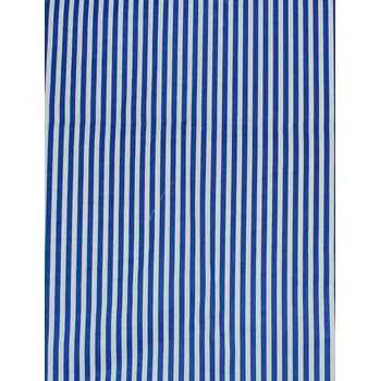 Bavlněná česká látka šíře 150cm - proužek 5mm - světlejší modrá (50cm)