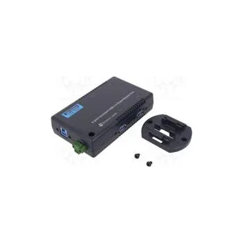 Rozvaděč HUB 10÷30VDC Sada kabel USB Mat.těl ABS,polykarbonát 5Gbps