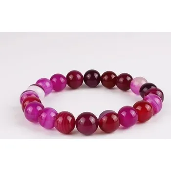 Náramek Prosperk Náramek z minerálů Achát růžový S4583