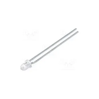 Autožárovka Fototranzistor 3mm λp max 860nm 35V 12° Čočka průhledný