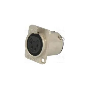 Elektrická zásuvka Zásuvka XLR zásuvka PIN 4 přímý s tlačítkem pájení 133V 10A