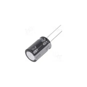 Kondenzátor Kondenzátor elektrolytický THT 33uF 450VDC Ø16x25mm ±20%
