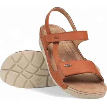 Dámské sandále DÁMSKÉ SANDÁLY BATZ MIRI HNĚDÁ COGNAC Barva: HNĚDÁ, Velikost: 40