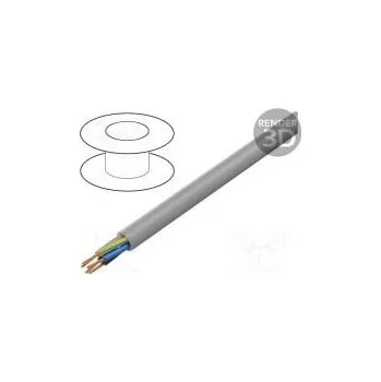 elektrický kabel HELUKABEL 11967 Vodič JB-750 HMH 5G1,5mm2 450/750V Cu lanko šedá