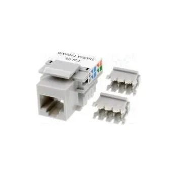 Elektrická zásuvka Zásuvka RJ45 PIN 8 Uspořádání výv 8p8c IDC 600cyklů