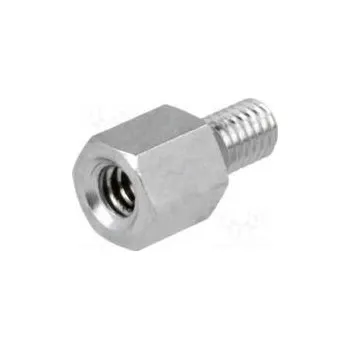 Distanční sloupek se závitem 5mm Vnit.závit UNC4-40 mosaz