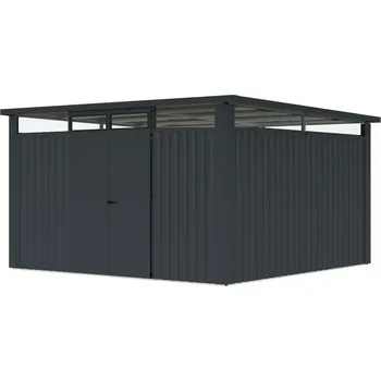 Zahradní domek KARIBU HOLZTECHNIK Plechový domek KARIBU OSTEN 4 (12519) antracit LG4480