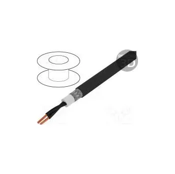 elektrický kabel BITNER S66594 Vodič BiT 1000 CY FR 2x1mm2 PVC černá 0,6/1kV