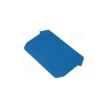 Koncová krytka modrá konektory UDK4 Šíř 1,5mm polyamid