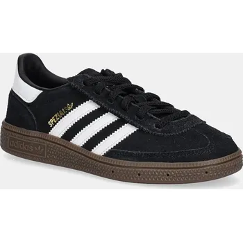 Chlapecká obuv Dětské semišové tenisky adidas Originals HANDBALL SPEZIAL JQ6382 černá 99X, EUR 31.5