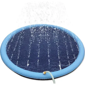 bazén pro psa Dog Fantasy Brouzdaliště s vodními tryskami 170 cm modré