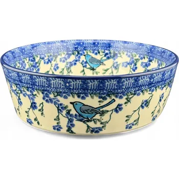 Miska Ptaszek jednoduchá 17 cm, dekor 1935, keramika Bolesławiec