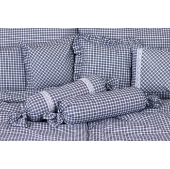 Povlečení Podpěrová s.r.o. Povlak na polštář jednoduchý MODRÁ KOSTIČKA světlá Velikost: 40x60 cm BAVLNA N