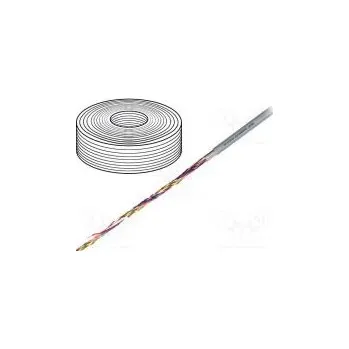 elektrický kabel IGUS CF211.02.02.02 Vodič pro přenos dat chainflex® CF211 4x0,25mm2 šedá lanko