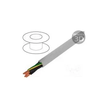 elektrický kabel HELUKABEL 23375 Vodič JZ-500-PUR 4G2,5mm2 nestíněný 300/500V Cu lanko šedá