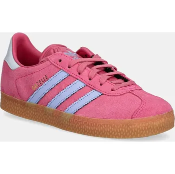Dětská móda Dětské semišové tenisky adidas Originals GAZELLE JR5944 růžová 42X, EUR 31