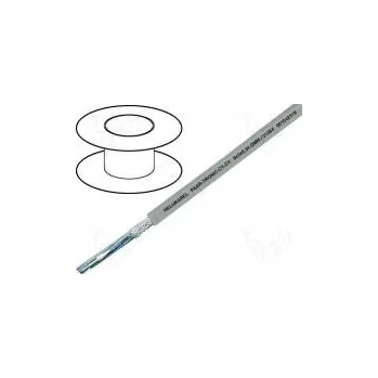 elektrický kabel HELUKABEL 21101 Vodič LiYCY-CY 2x2x0,5mm2 PVC šedá 500V CPR bez klasifikace