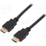Cable HDCP 2.2,HDMI 2.1 HDMI plug,both sides PVC 2m black