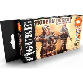 AK Interactive MODERN DESERT UNIFORM COLORS 3G