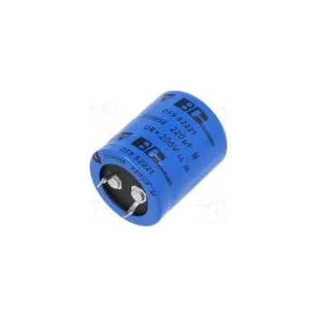 Kondenzátor Kondenzátor elektrolytický SNAP-IN 220uF 200VDC Ø25x30mm