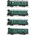 Modelová železnice Roco Sada osobních vagónů ČSD 4 ks 6200088