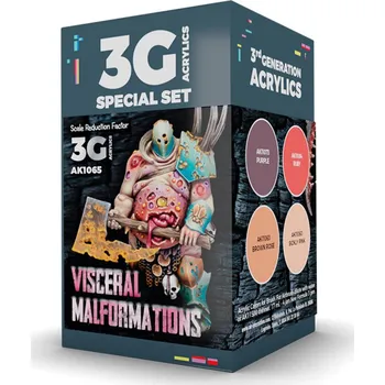AK Interactive WARGAME SET. VISCERAL MALFORMATIONS.