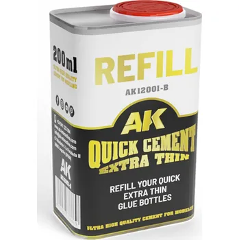 AK Interactive REFILLQUICK CEMENT EXTRA THIN