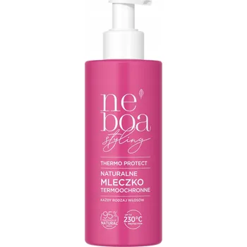 Vlasová regenerace NEBOA přírodní termo-ochranné mléko na vlasy Thermo Protect 175 ml
