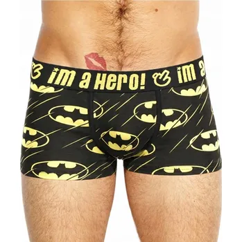 Boxerky Pánské bavlněné boxerky Pink Hero - Batman - Velikost M