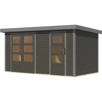 Zahradní domek KARIBU HOLZTECHNIK Hybridní domek KARIBU MERKUR (12493) terragrau / šedý LG4450